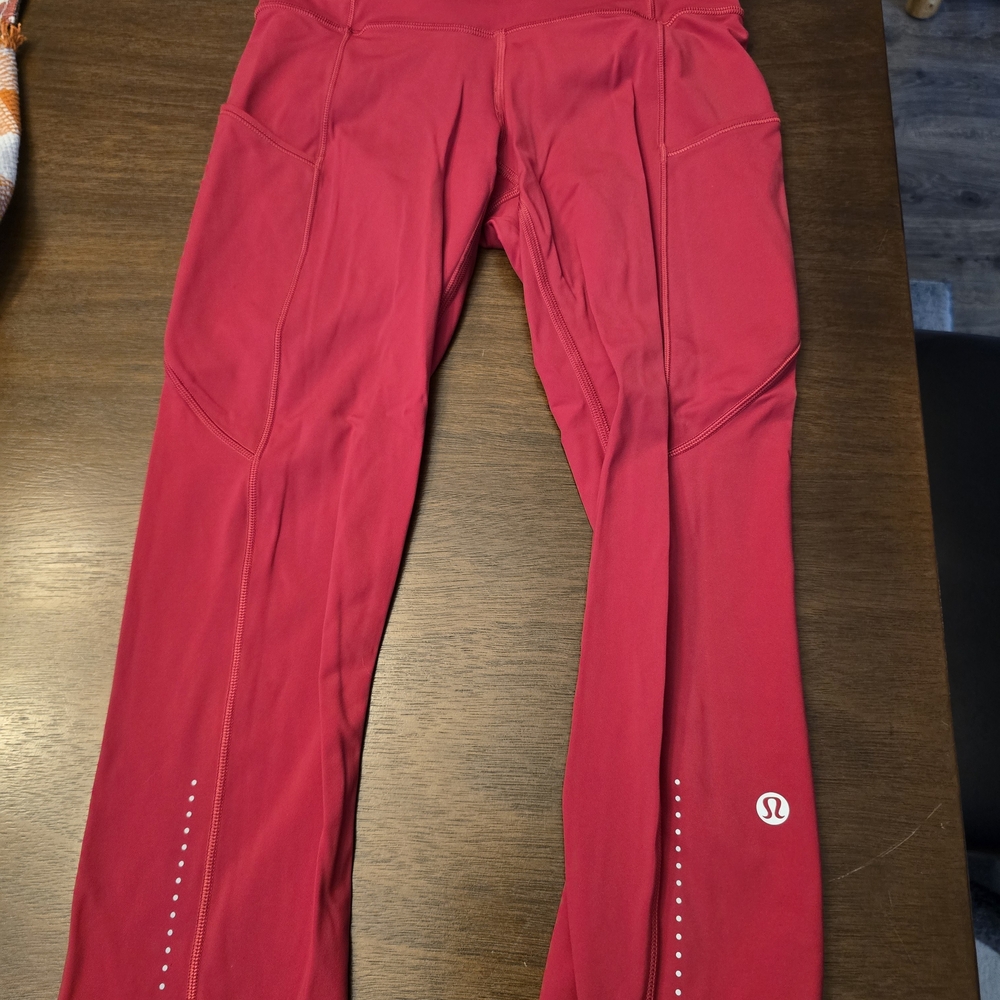 lululemon athletica Red Leggings